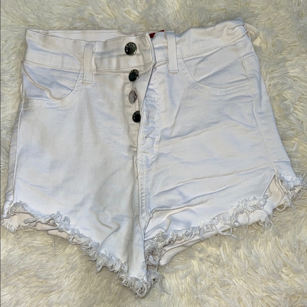 White Denim Women's Shorts